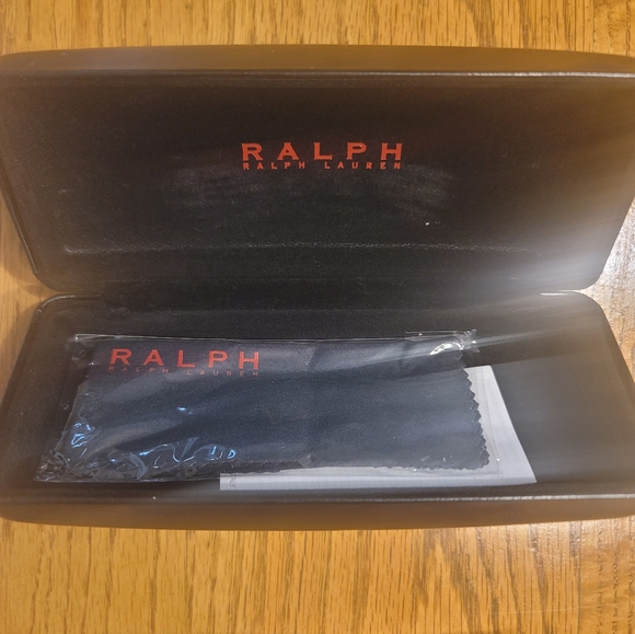 NWOT Ralph Lauren Purple Round Medium Large Sunglasses - Picture 7 of 11